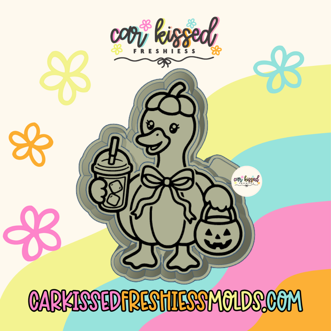 Goose in Pumpkin Silicone Mold