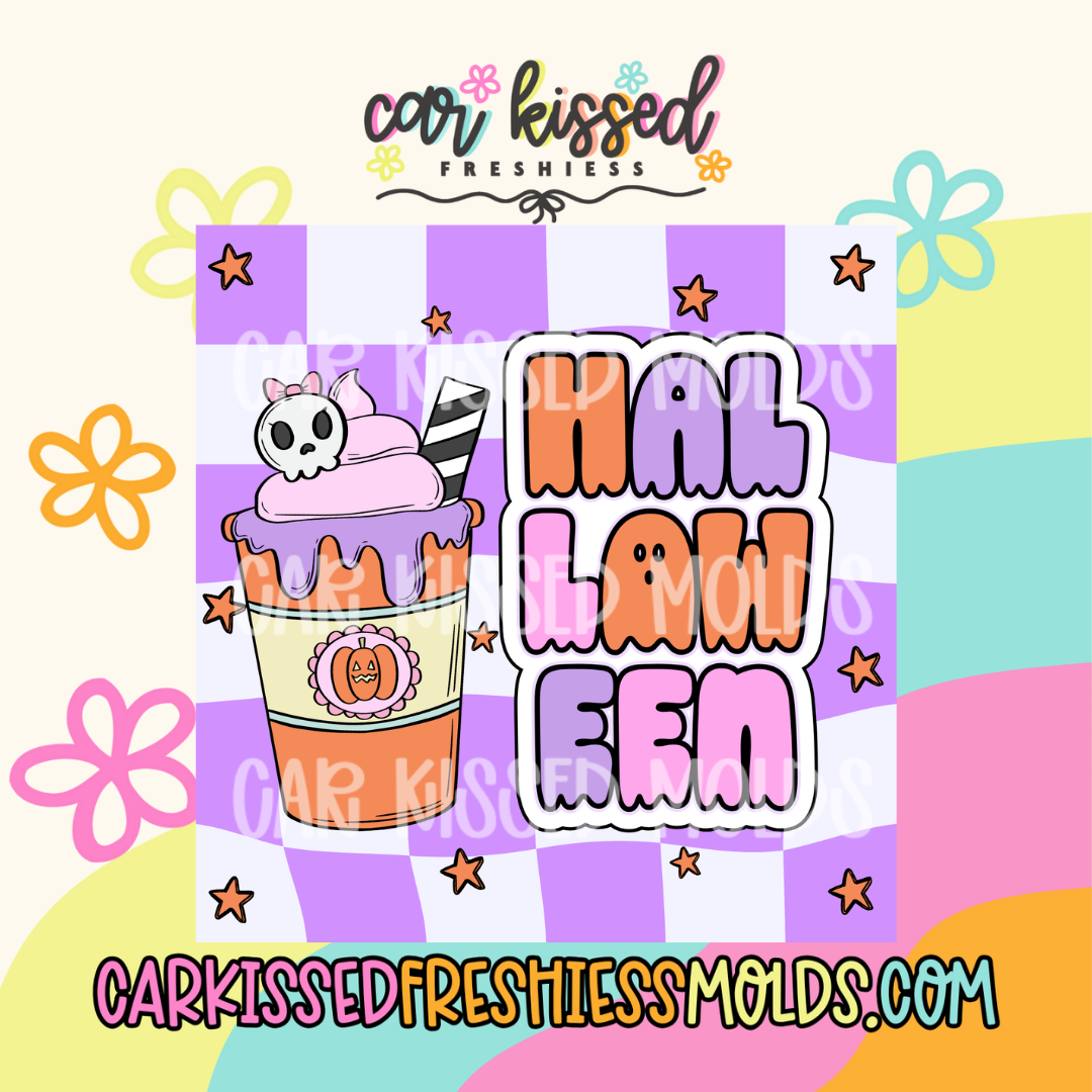 Halloween Frappe SQUARE Cardstock