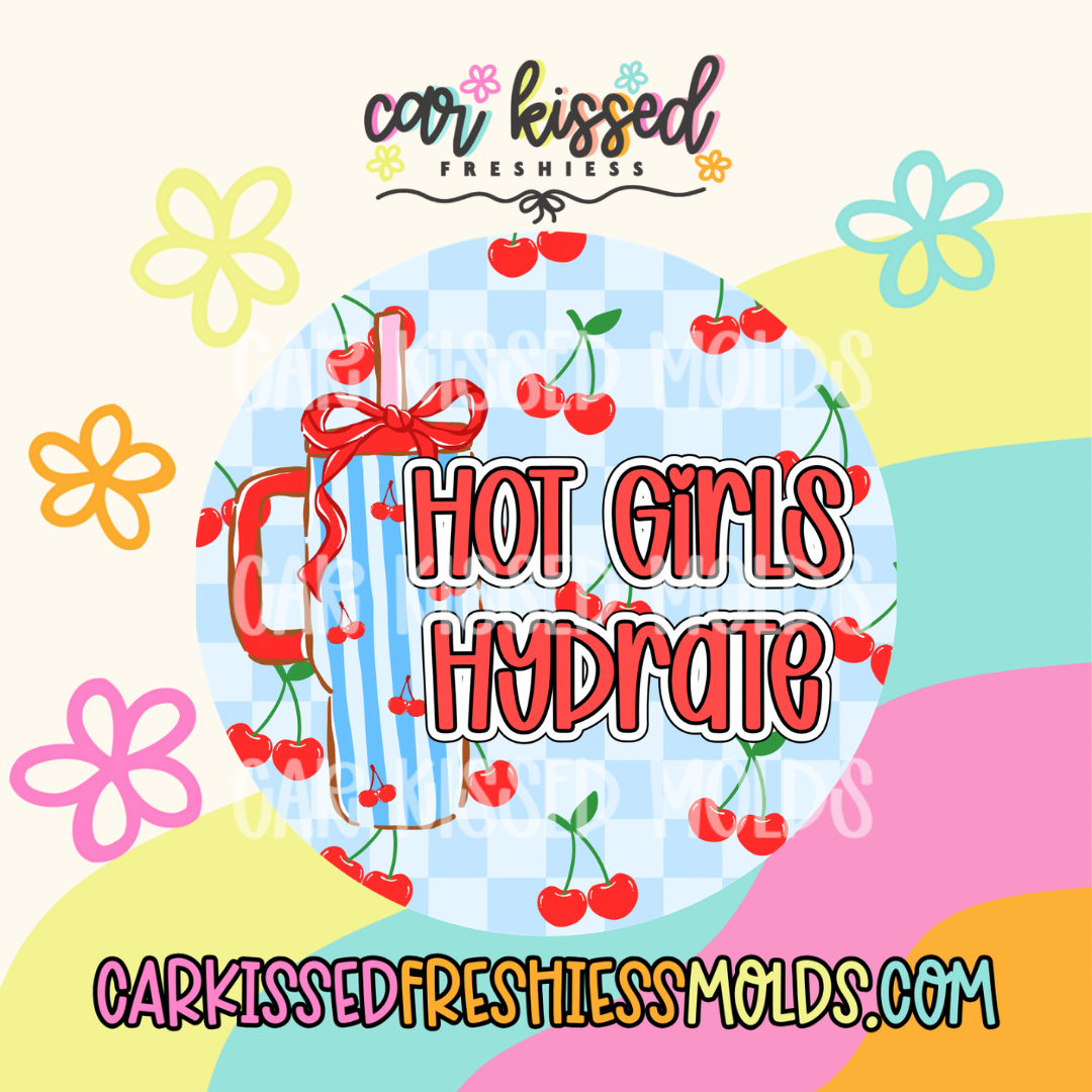 Hot Girls Hydrate Cardstock