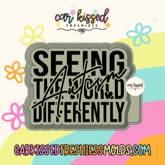 Seeing The World Differently Autism Silicone Mold