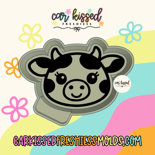 Dairy Cow Head Silicone Mold