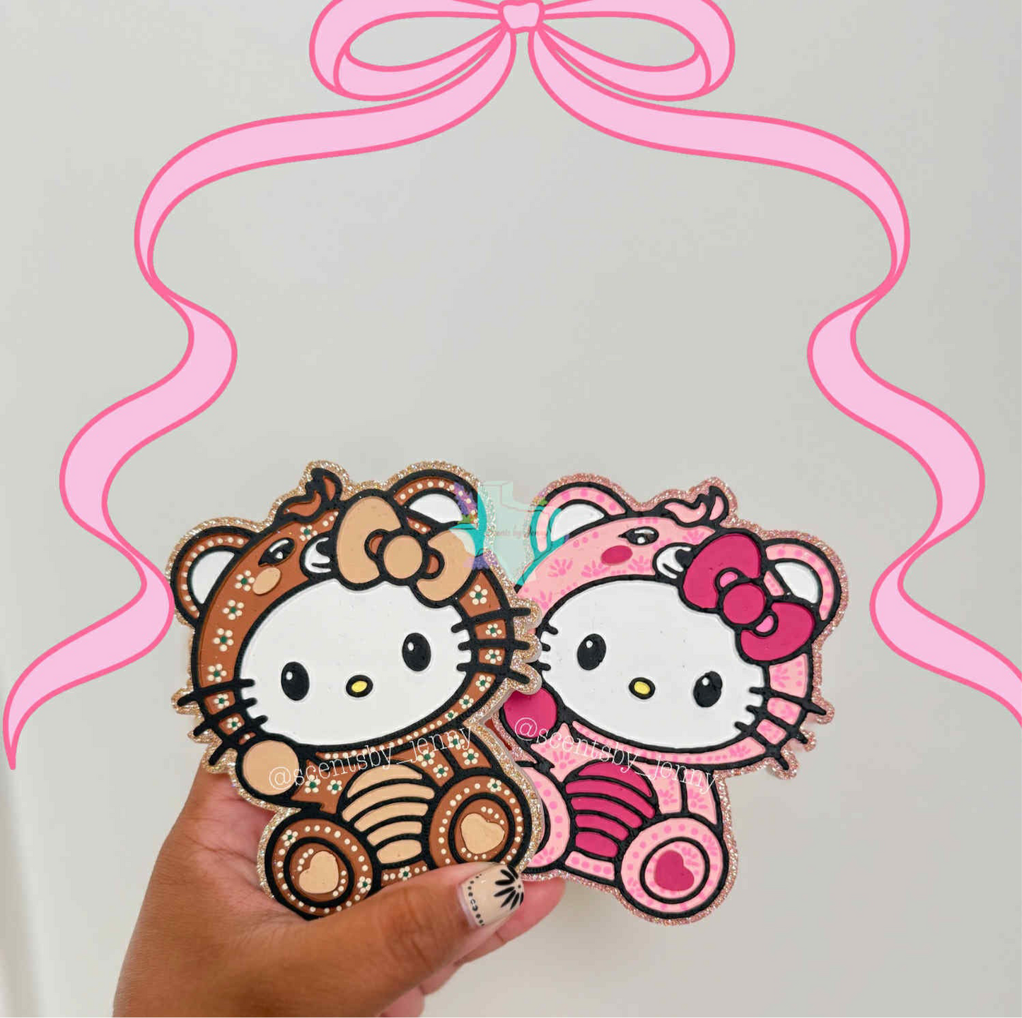 Kitty Rainbow Bear Silicone Mold