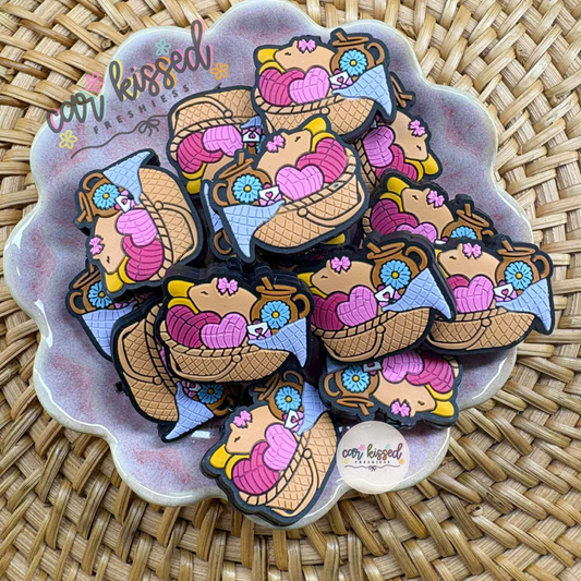 Pan Dulce Basket Focal Beads