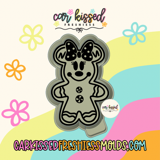 Gingerbread Girl Mouse Silicone Mold