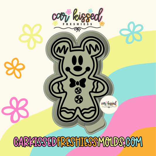 Gingerbread Boy Mouse Silicone Mold