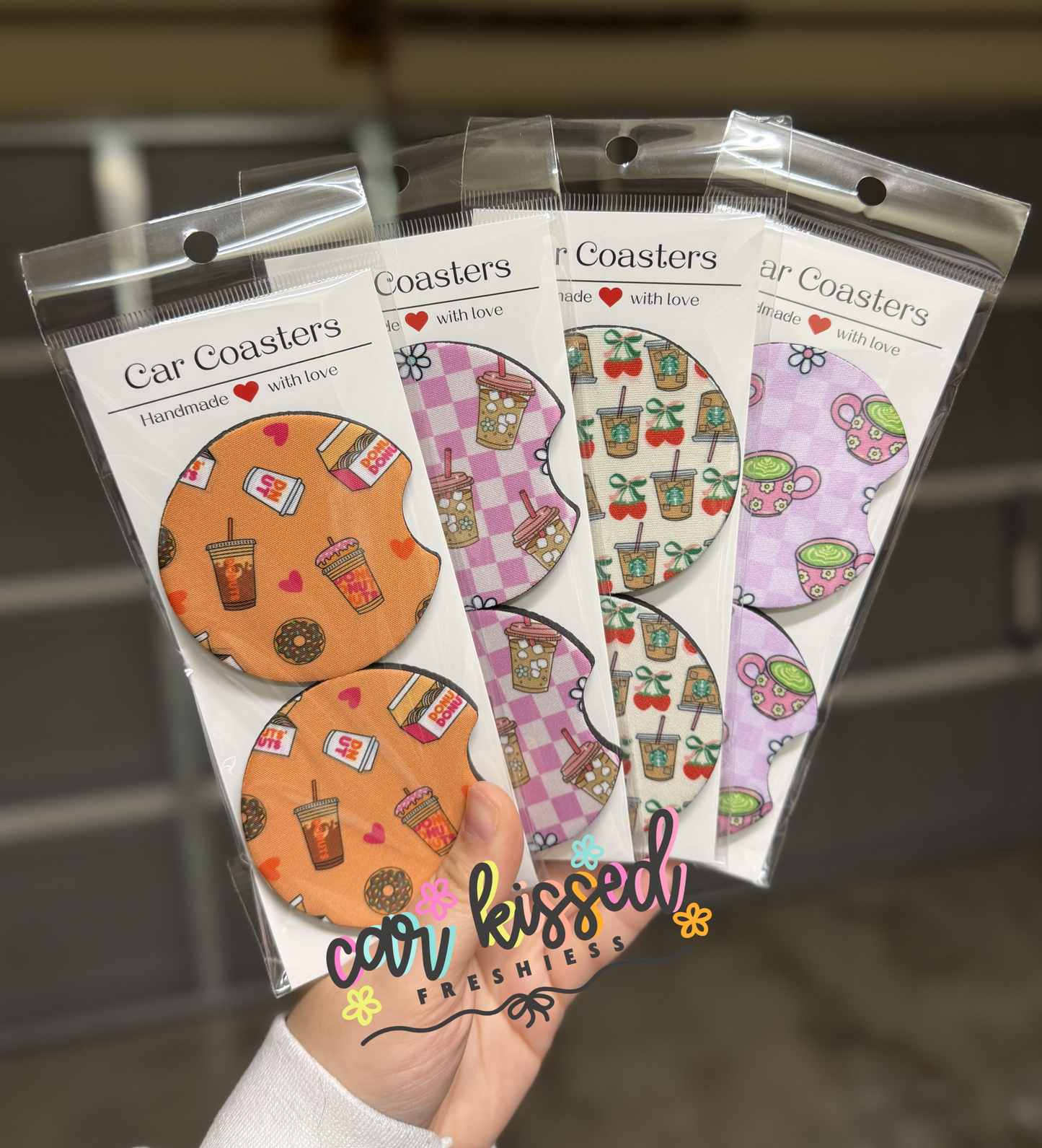 Wholesale Car Coasters 25 Sets Random Mix