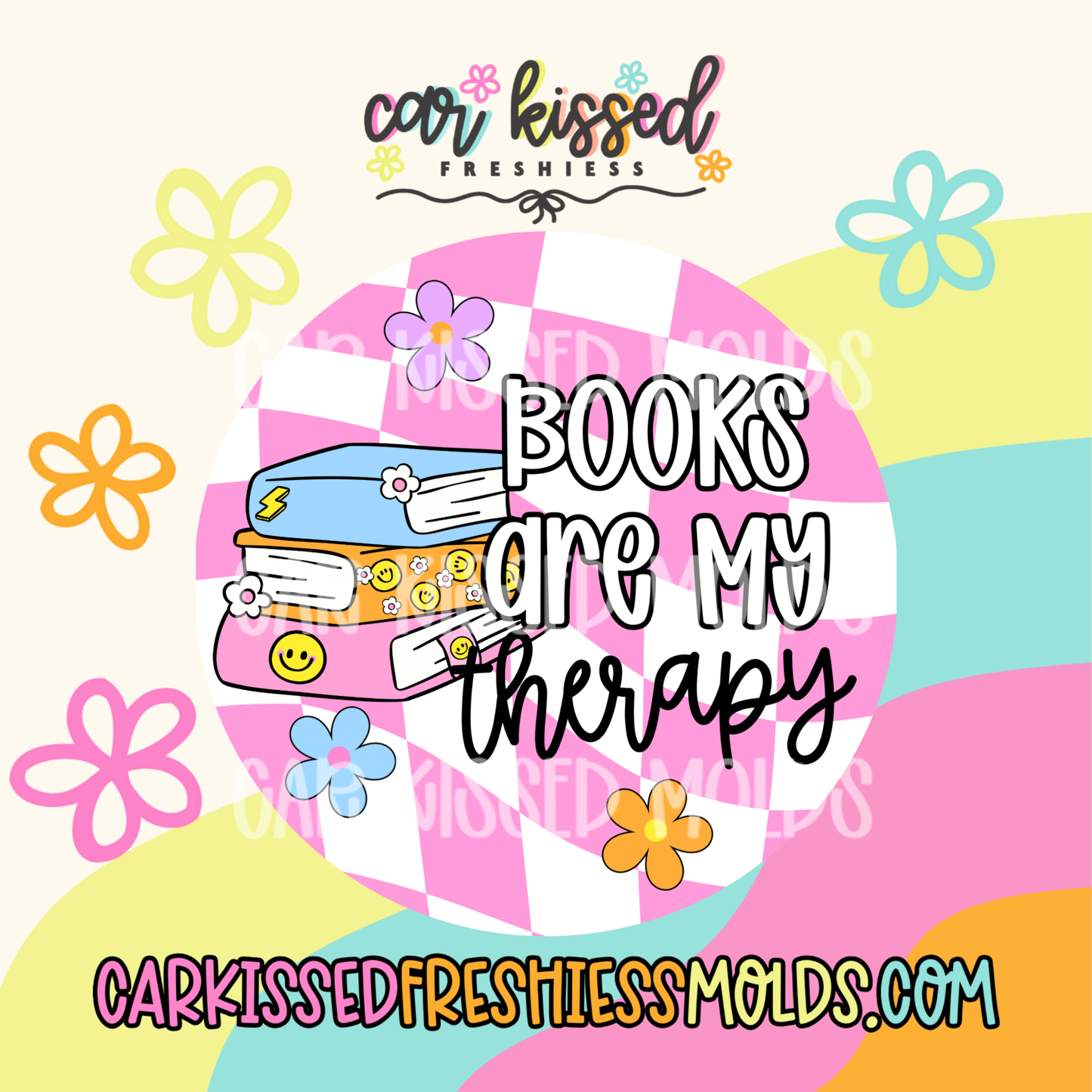 Books Are My Therapy Cardstock
