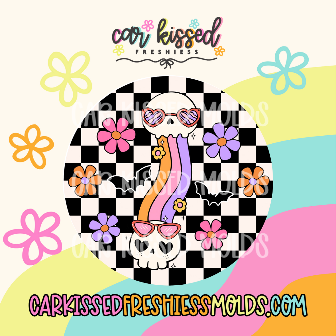 Groovy Skellies Cardstock