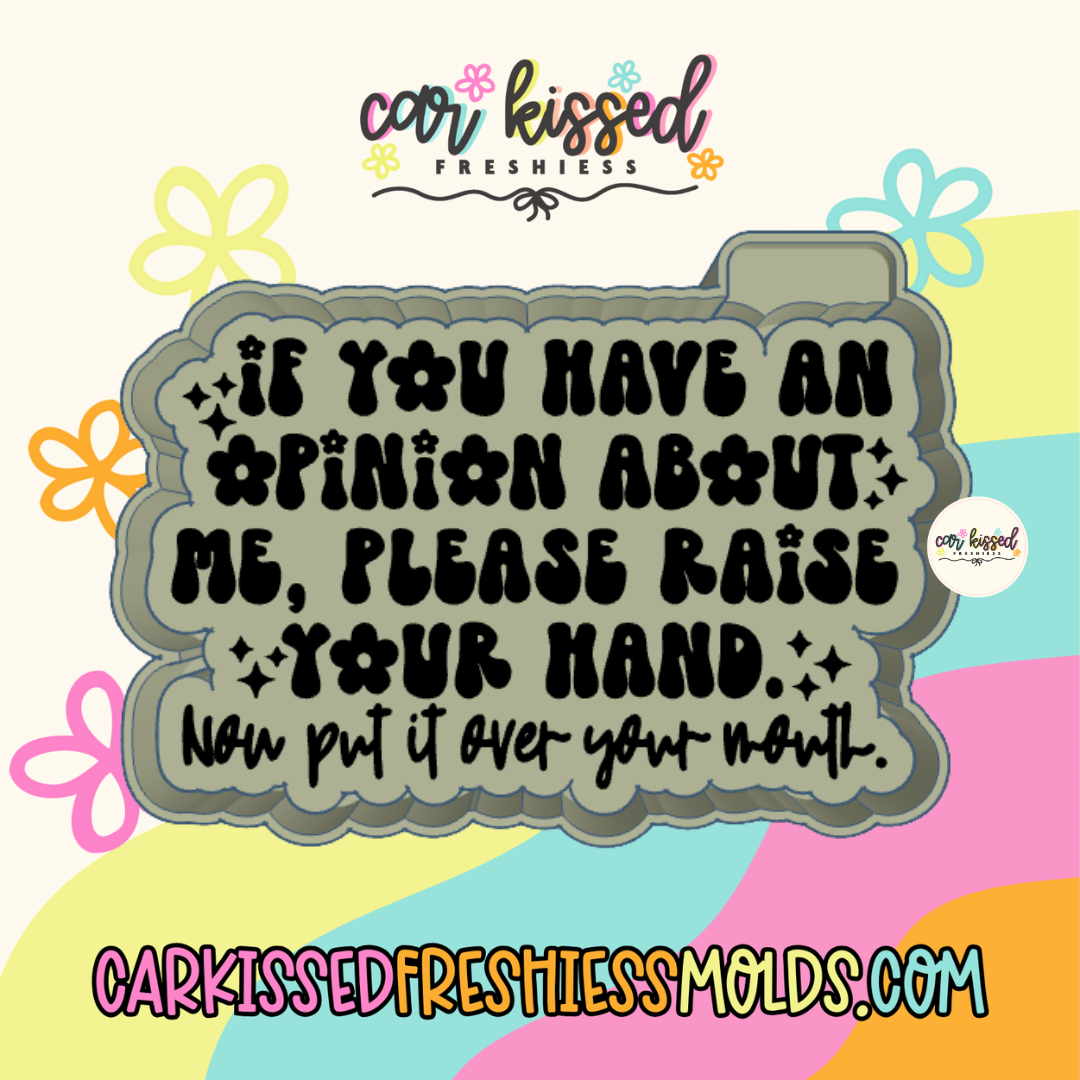 Please Raise Your Hand Silicone Mold
