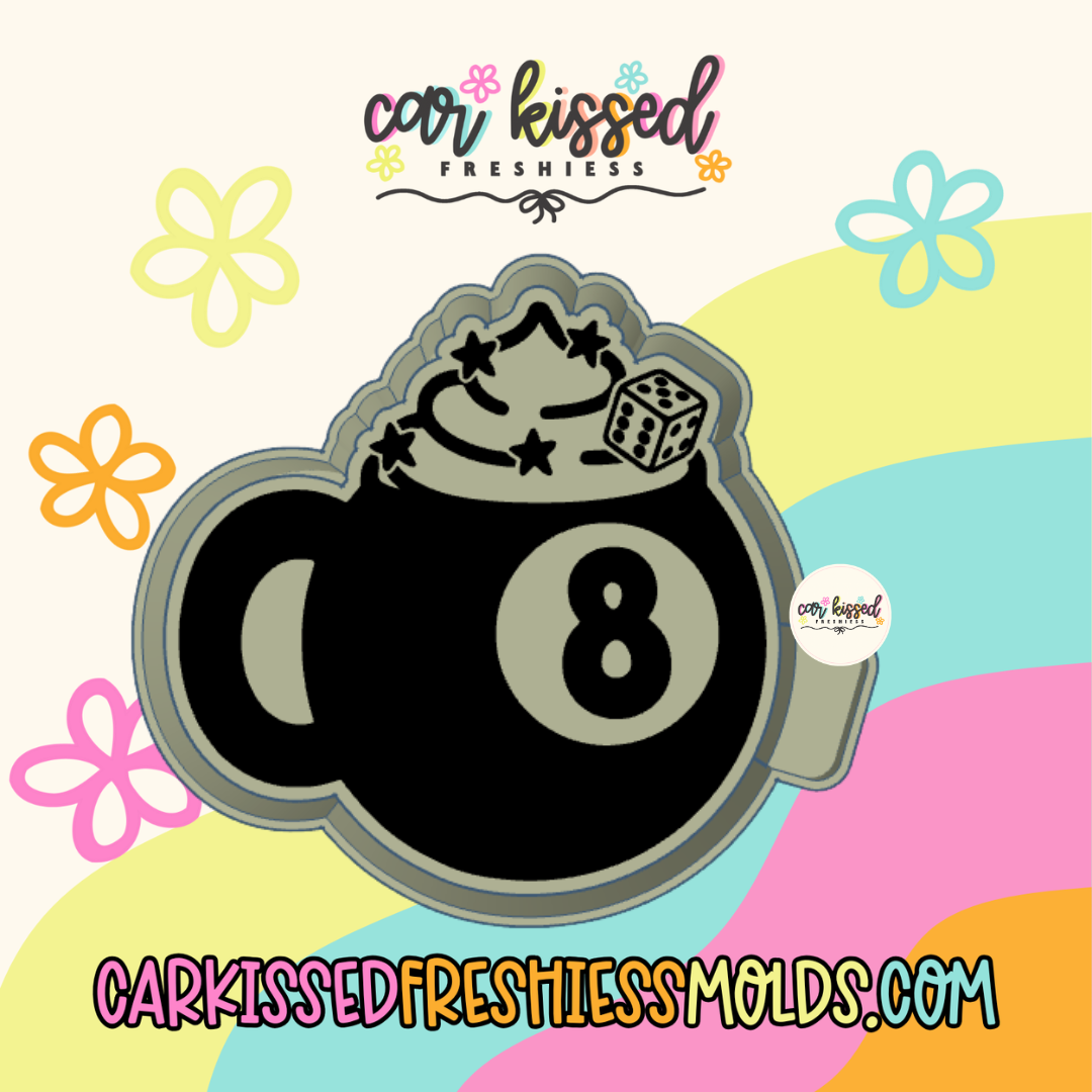 8Ball Mug Silicone Mold