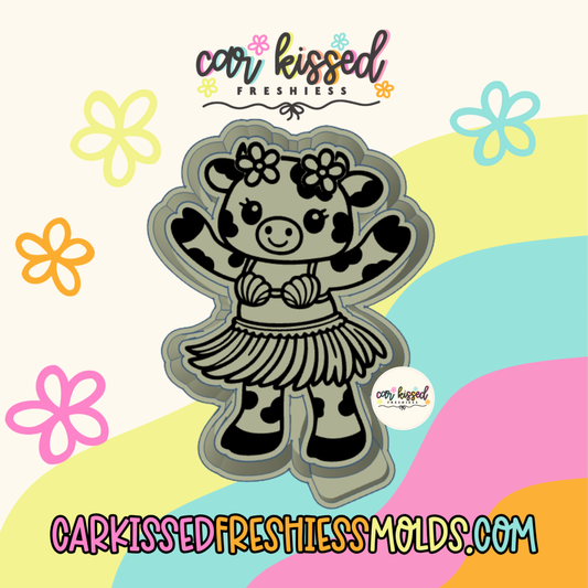 Hula Cow Silicone Mold