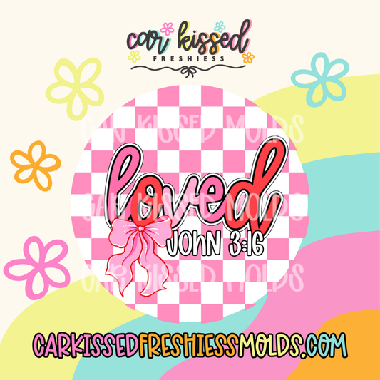 Loved John 3:16 Cardstock