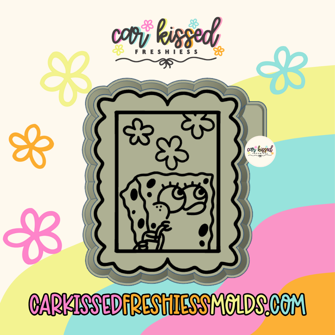 Sponge Wavy Frame Silicone Mold