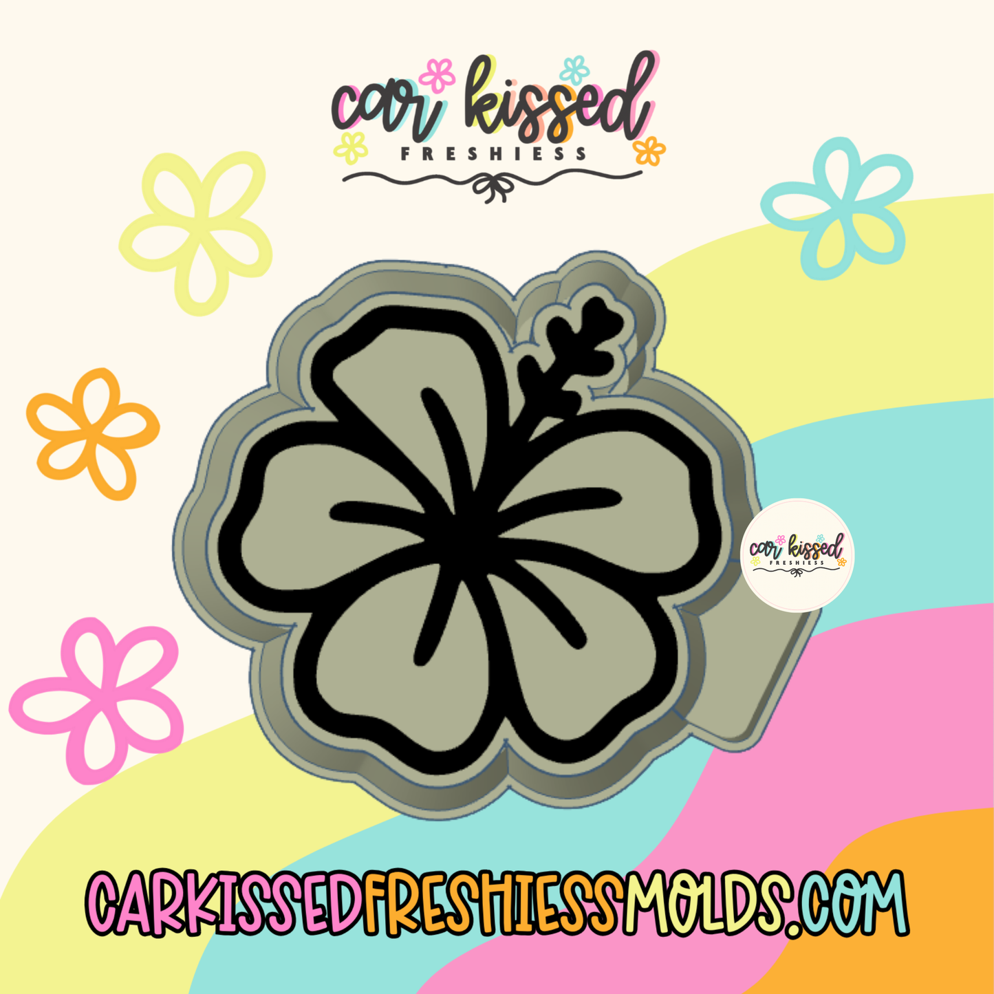 Hibiscus Flower Silicone Mold