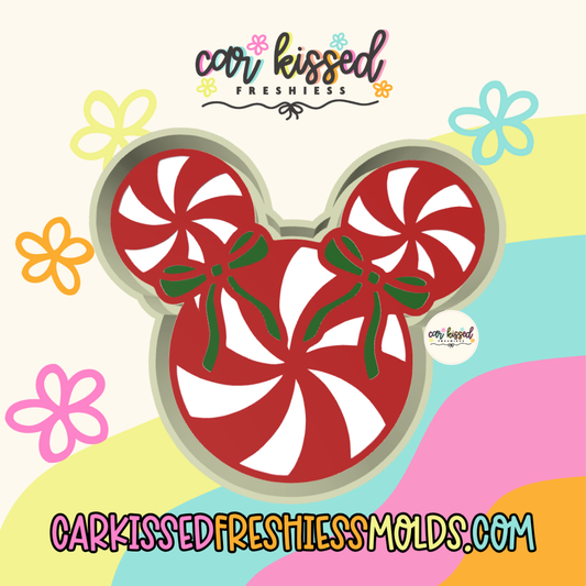 Peppermint Mouse Silicone Mold