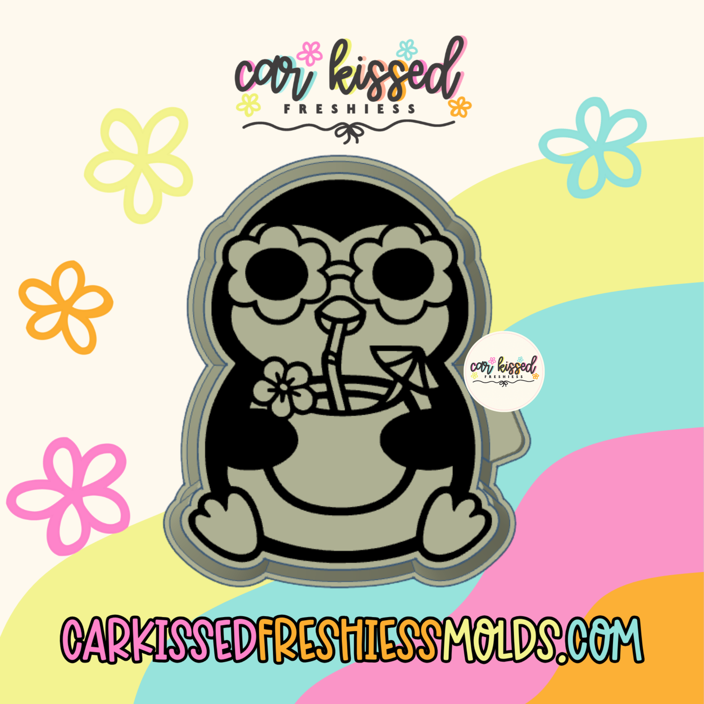 Summer Penguin Silicone Mold