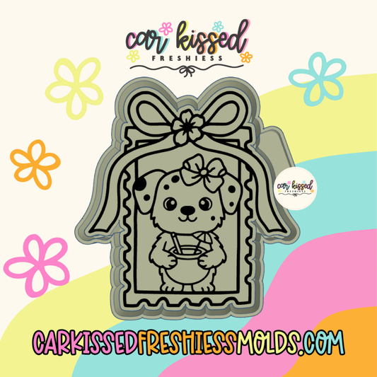 Coconut Dalmatian Frame Silicone Mold