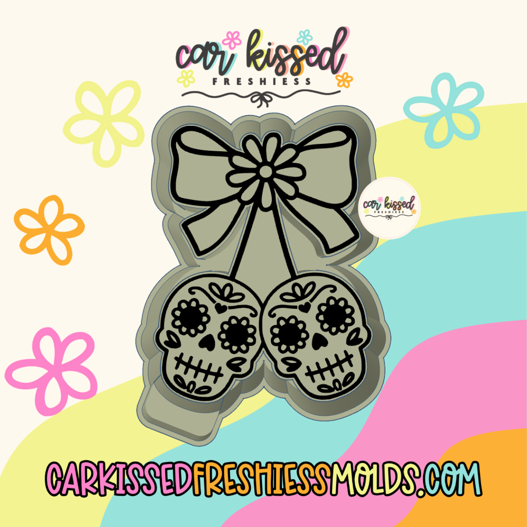 Sugar Skull Cherries Silicone Mold