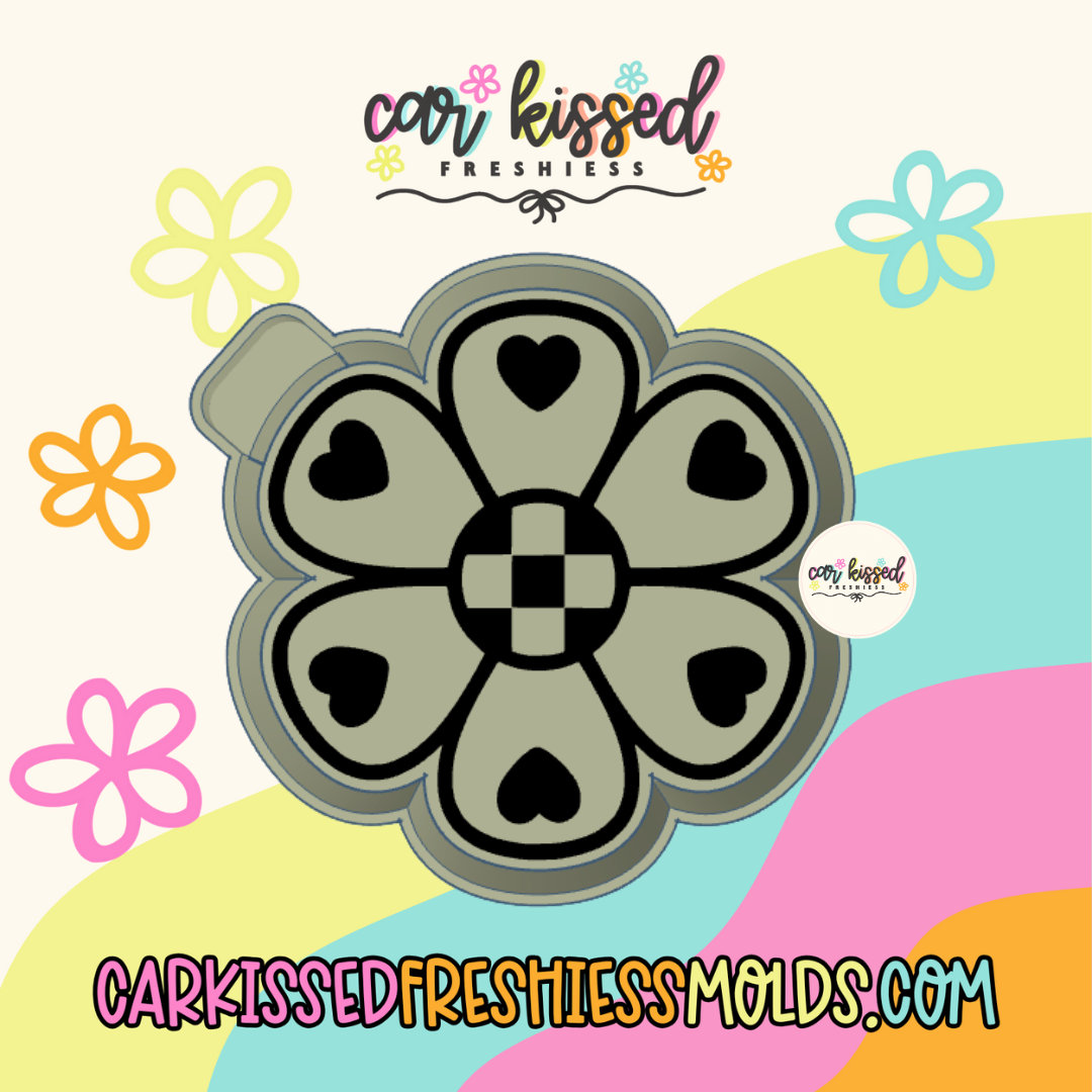 Heart Flower Silicone Mold