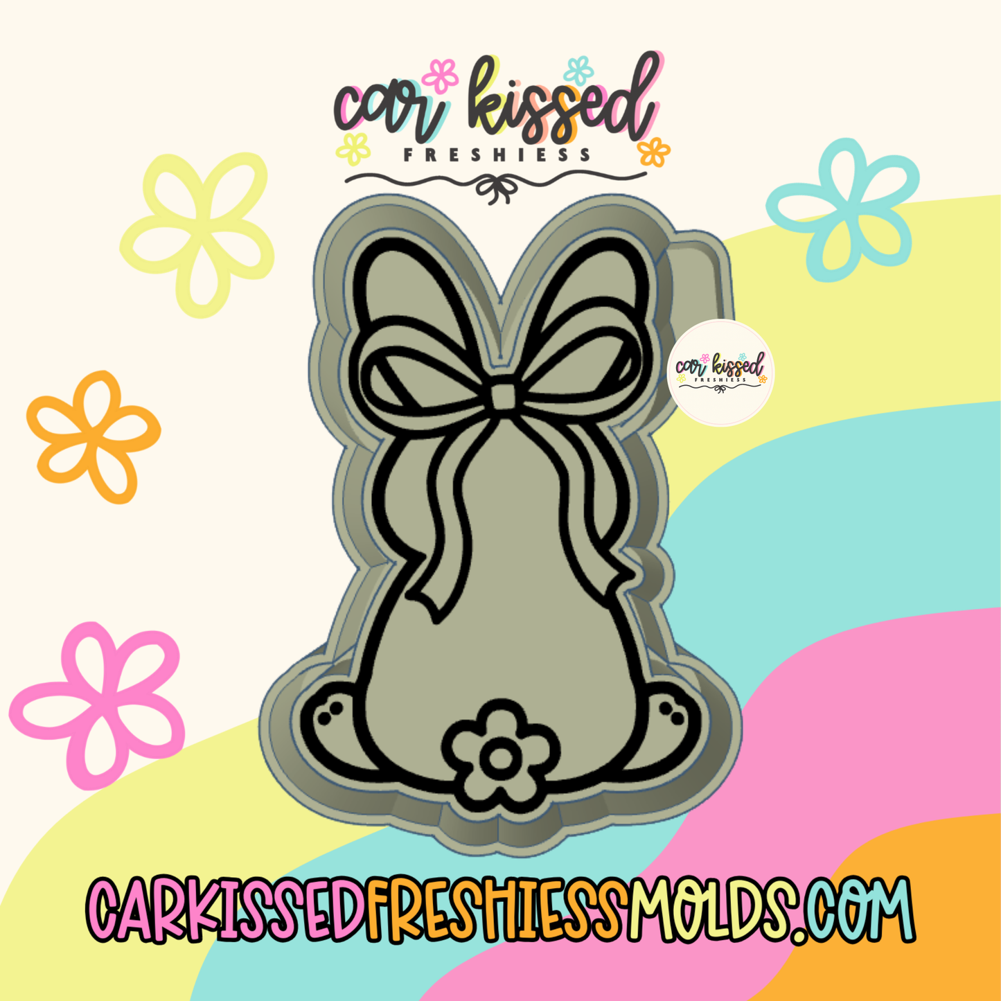Coquette Bunny Back Silicone Mold