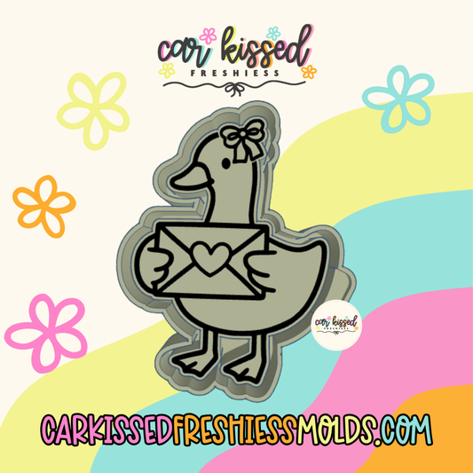 Goose Love LetterSilicone Mold