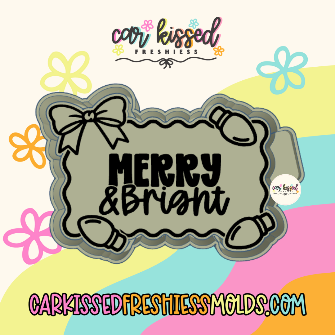 Merry + Bright Frame Silicone Mold
