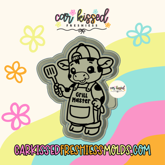 Grill Master Cow Silicone Mold