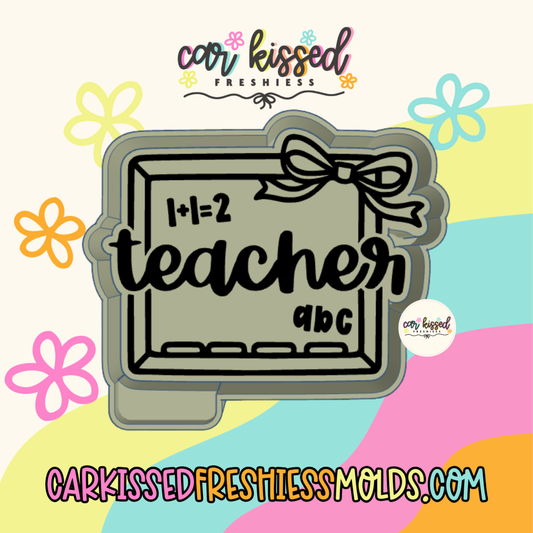 Teacher Chalkboard Silicone Mold