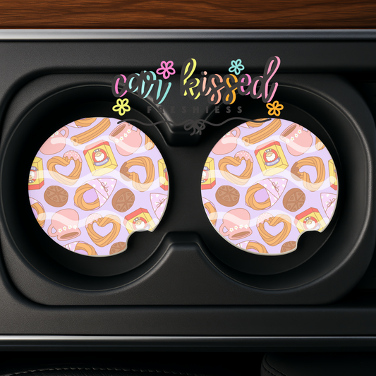 Abuelita Car Coaster Set