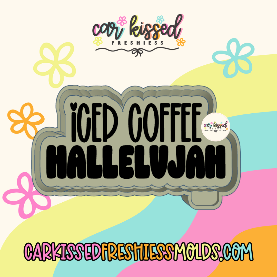 Iced Coffee Hallelujah Silicone Mold