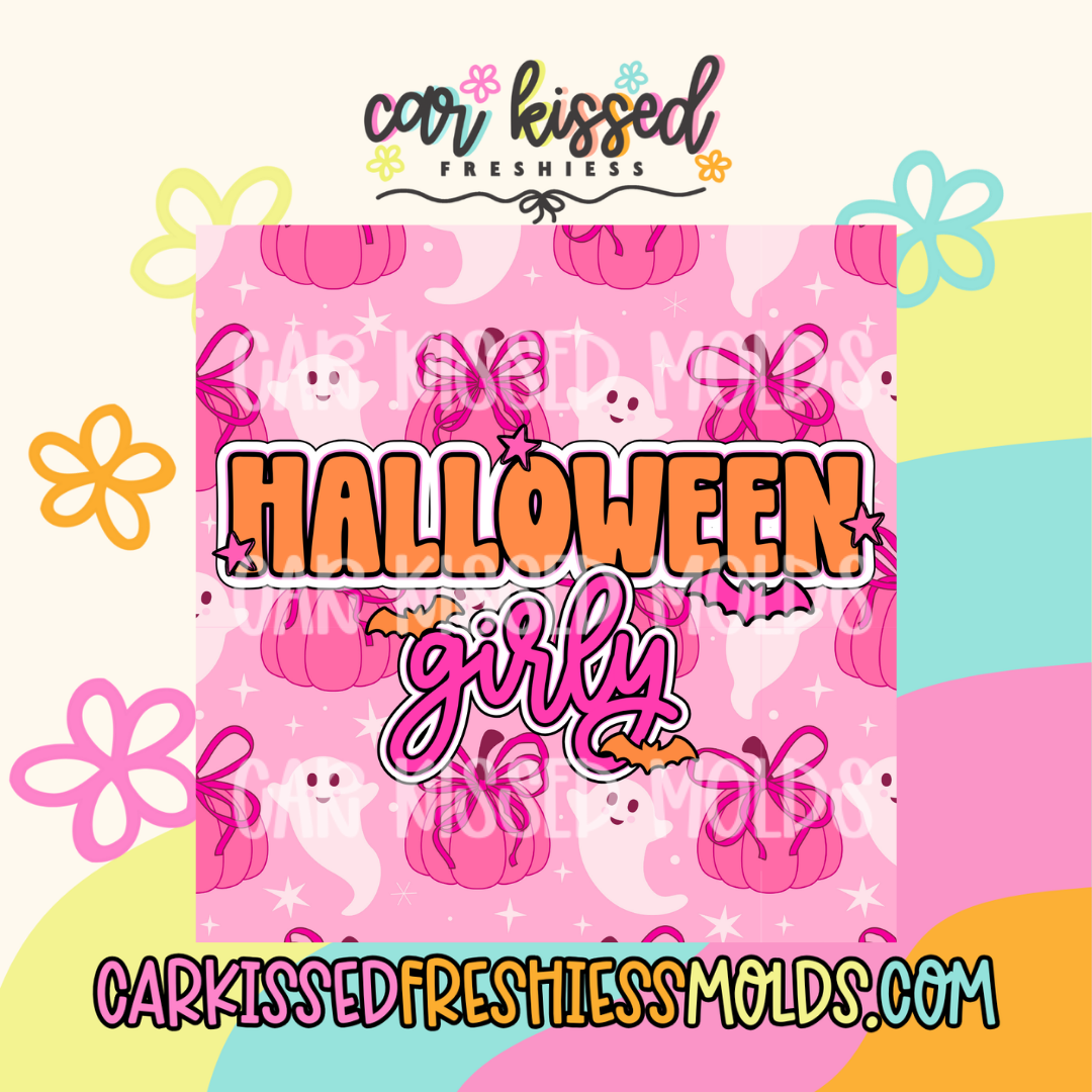 Halloween Girly SQUARE Cardstock