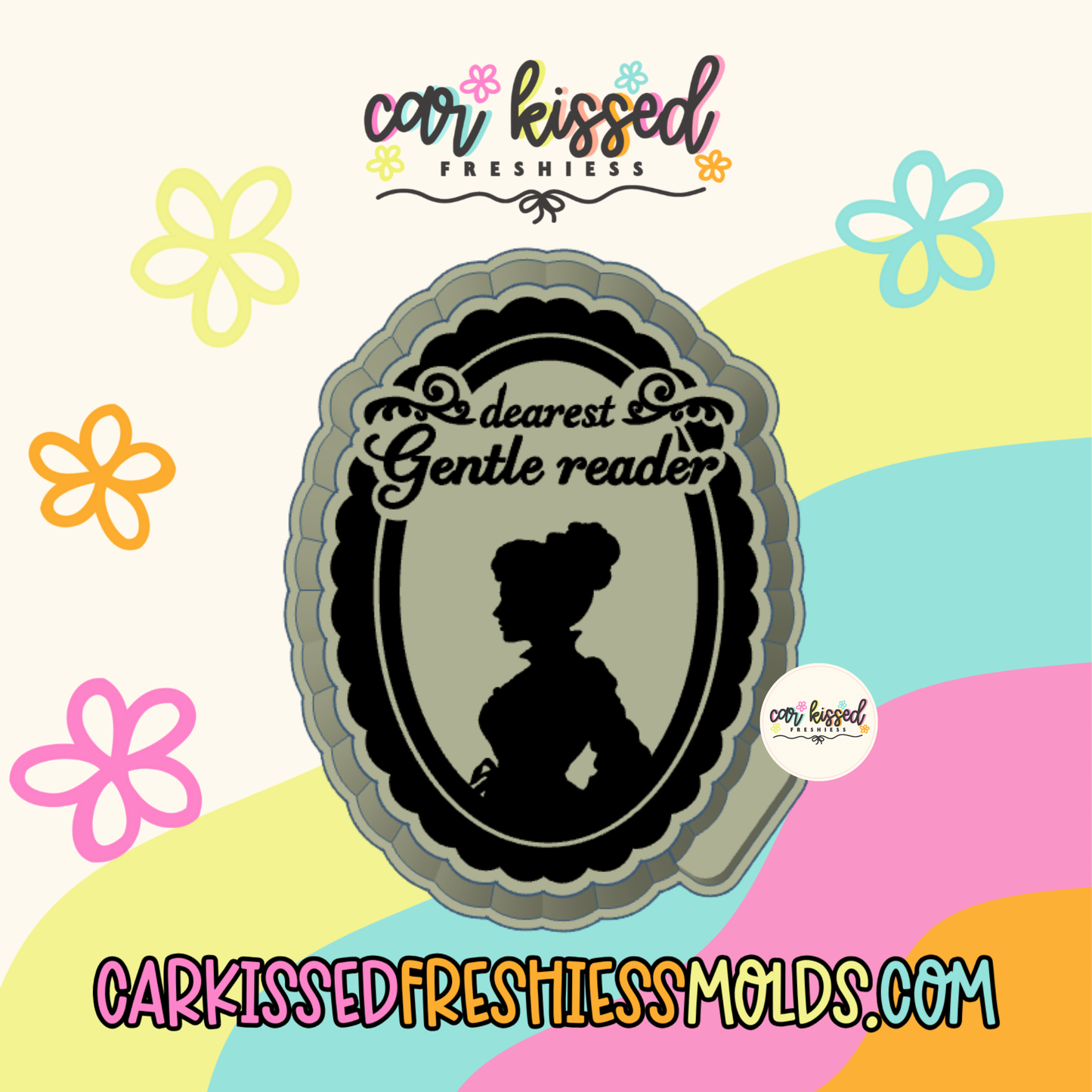 Gentle Reader Frame Silicone Mold