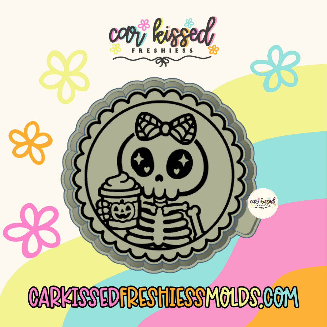 PSL Skelly Round Frame Silicone Mold