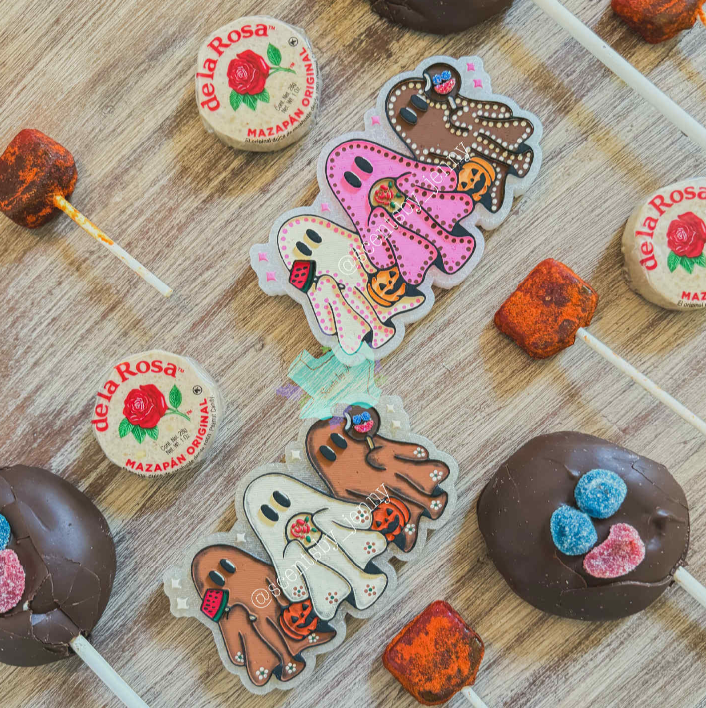 Trick Or Treat Trio Silicone Mold