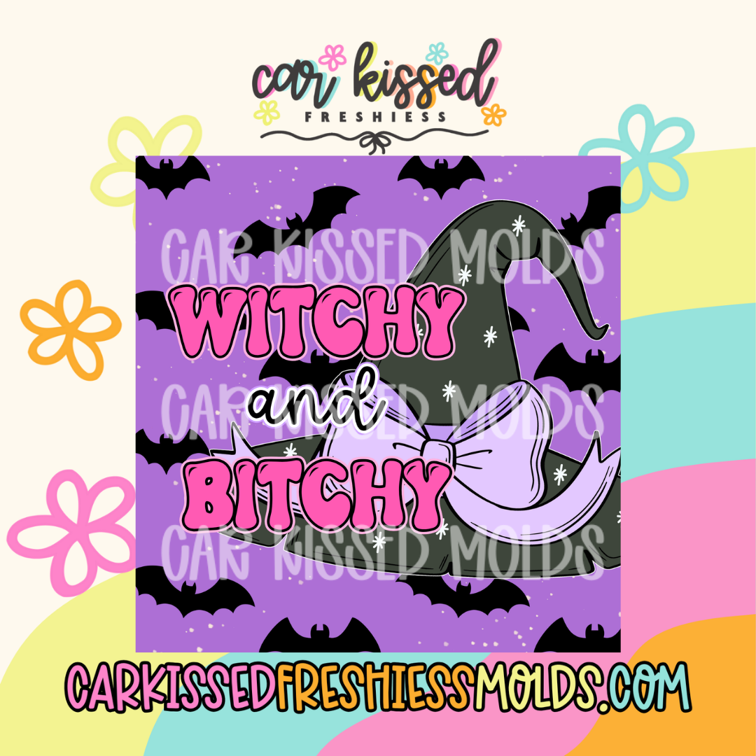 Witchy & Bitchy SQUARE Cardstock