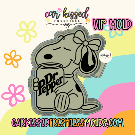 D.P White Dog Silicone Mold