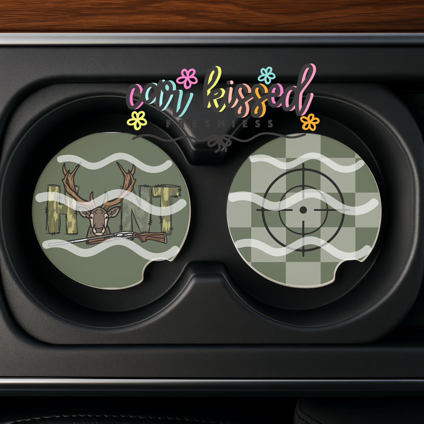 Hunting Car Coaster Set