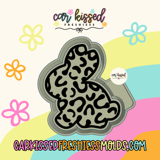 Leopard Bunny Silicone Mold