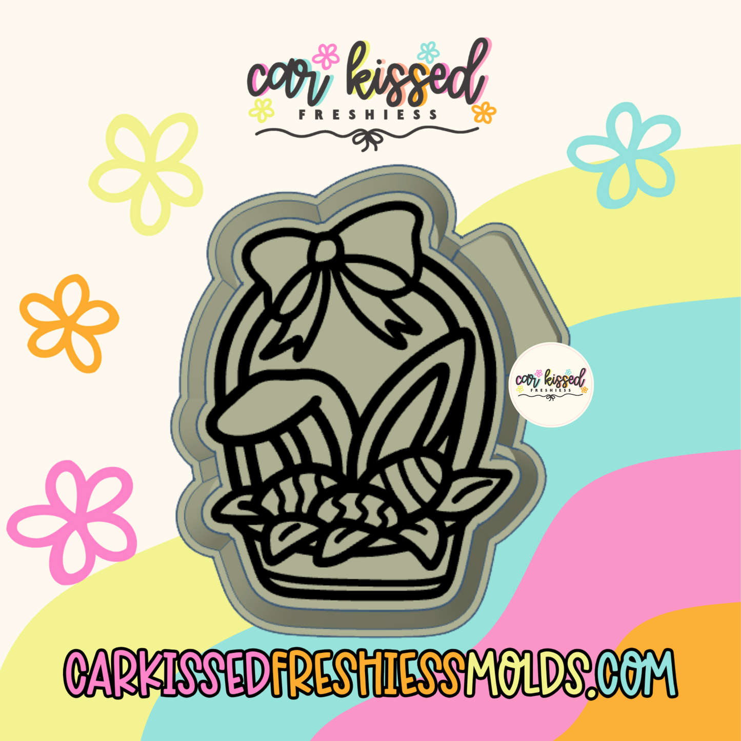 Bunny Ears Basket Silicone Mold