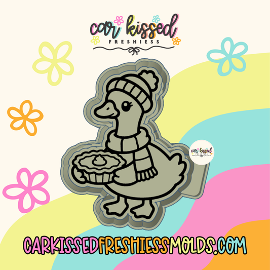 Goose w Pie Silicone Mold