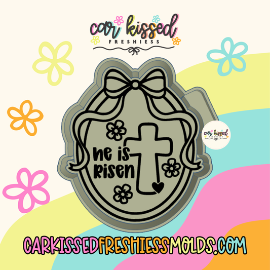 He Is Risen Frame Silicone Mold