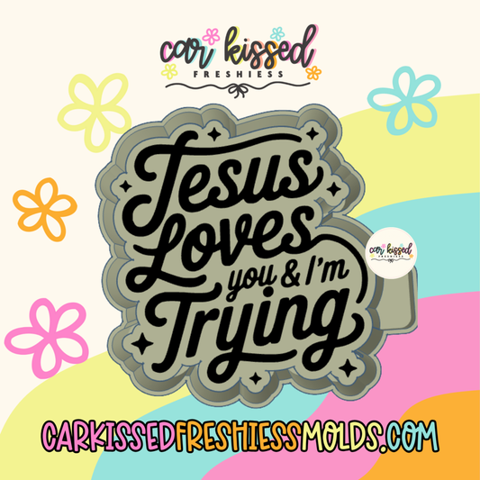 Jesus Loves You Silicone Mold