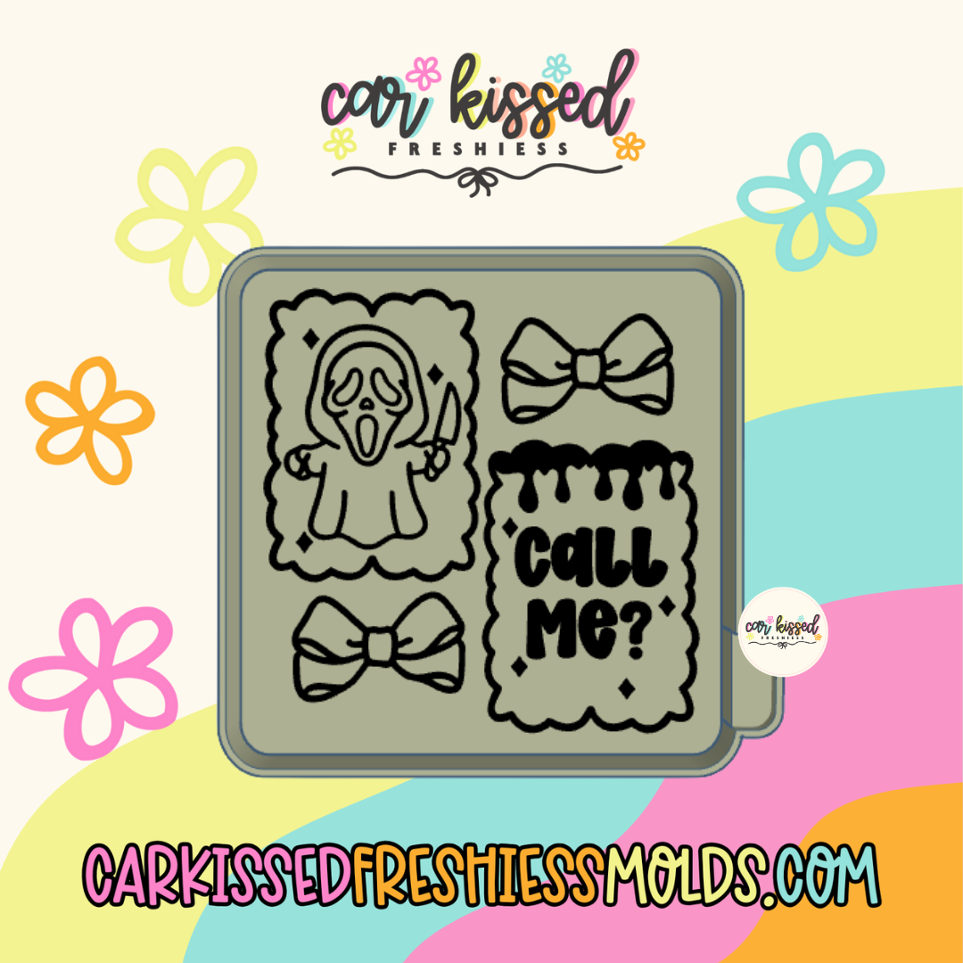Call Me Frame Silicone Mold