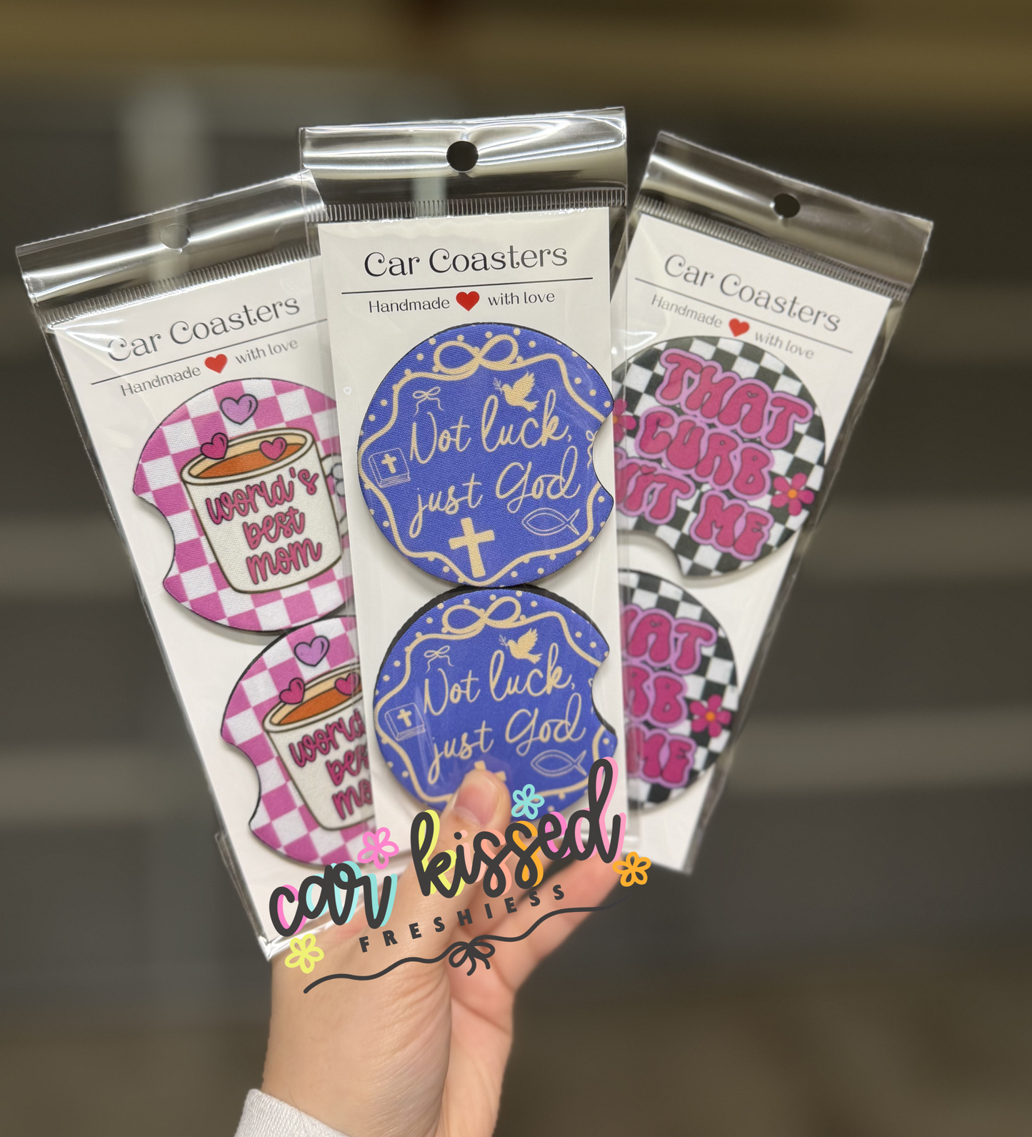 Wholesale Car Coasters 25 Sets Random Mix