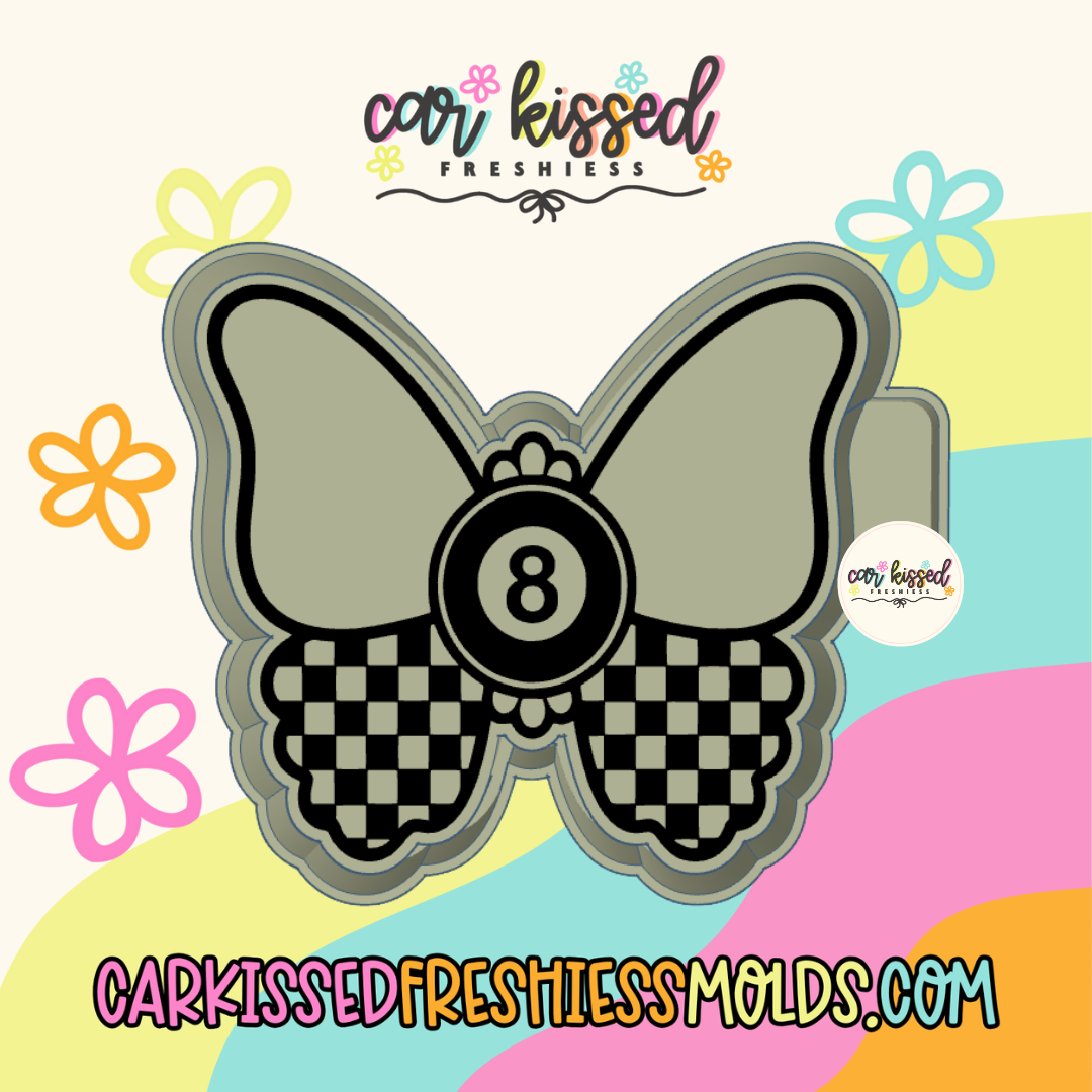 8 Ball Butterfly Silicone Mold