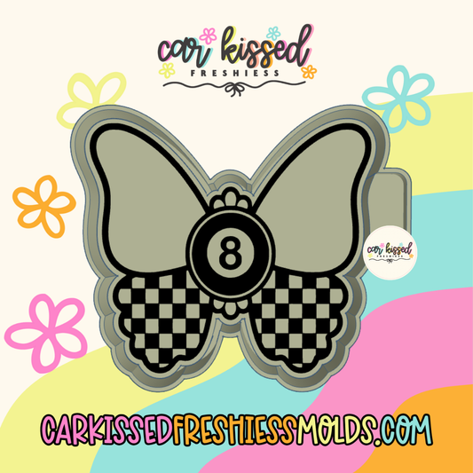 8 Ball Butterfly Silicone Mold