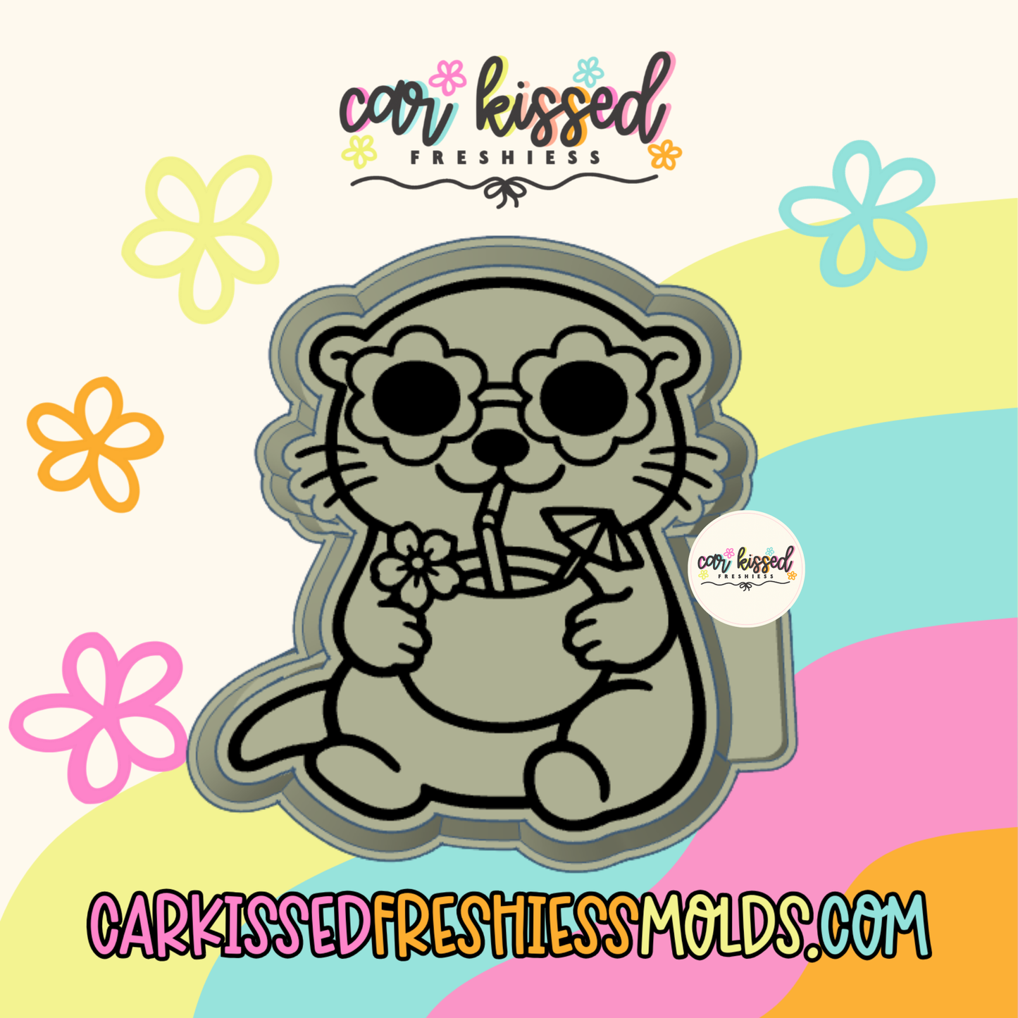 Summer Otter Silicone Mold