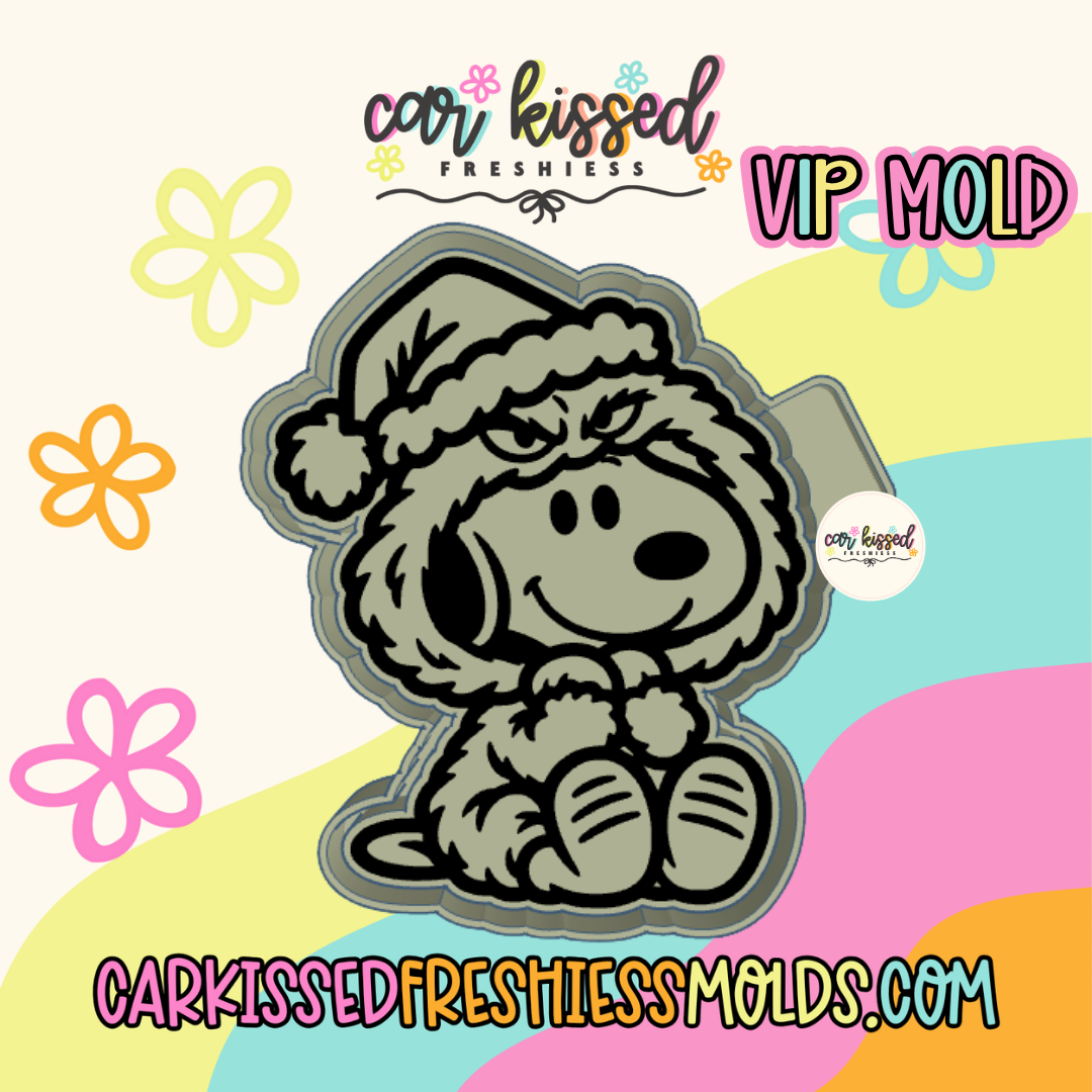 Grouchy Dog Costume Silicone Mold