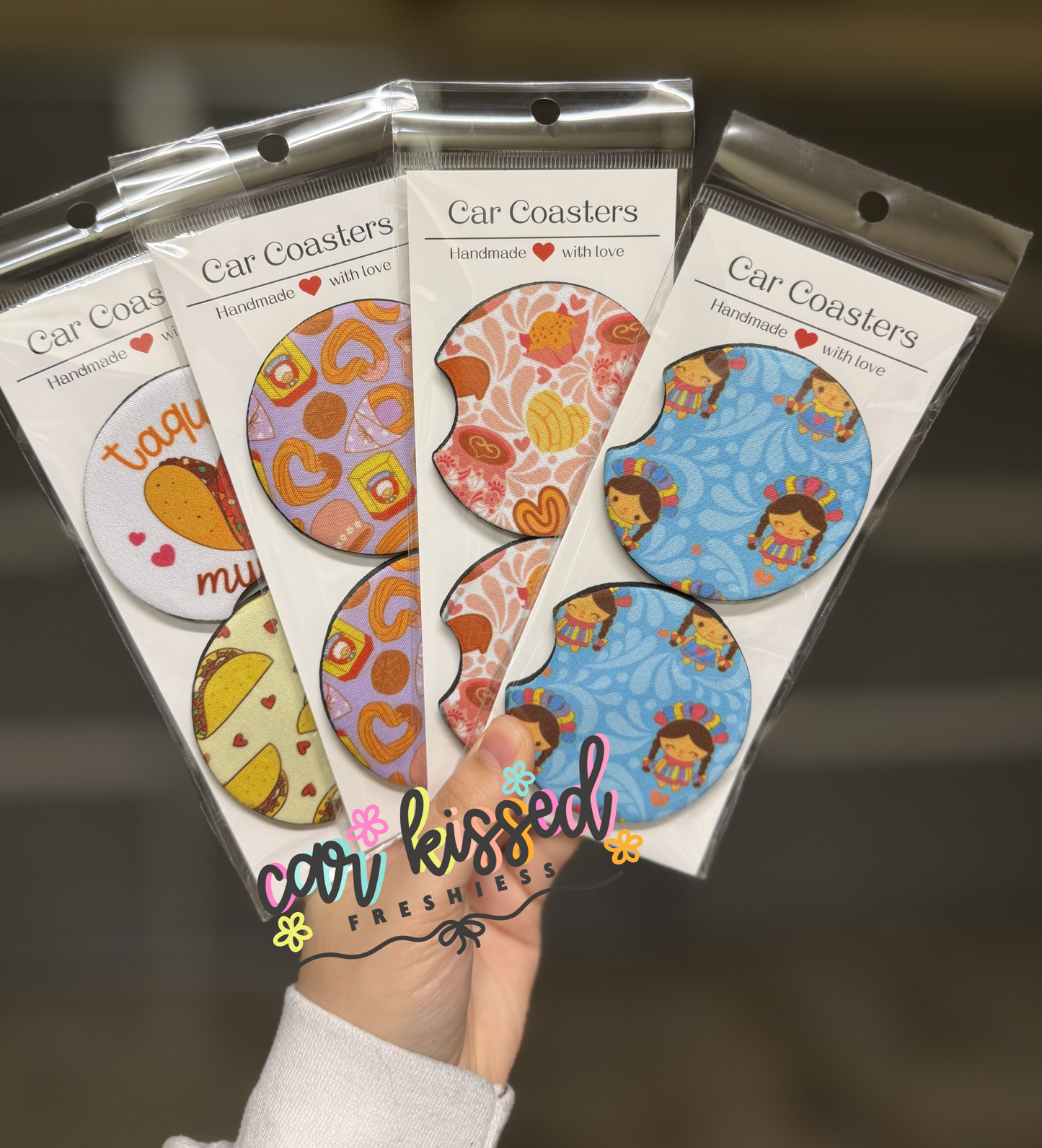 Wholesale Car Coasters 25 Sets Random Mix