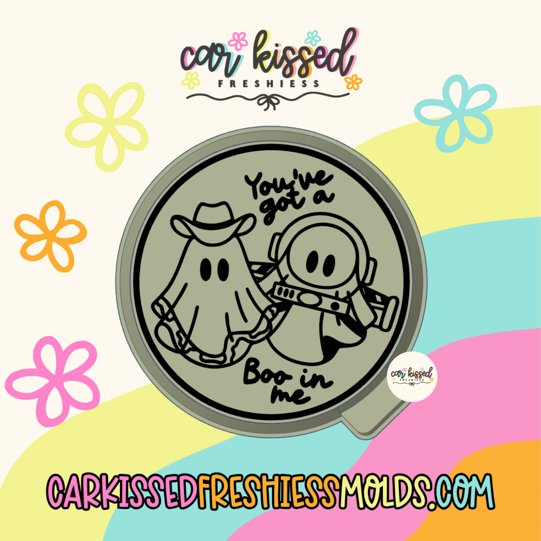 Boo In Me TS ghosts Silicone Mold